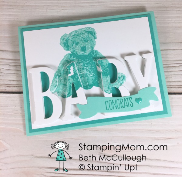 Stampin Up Baby Bear – Stamping Mom