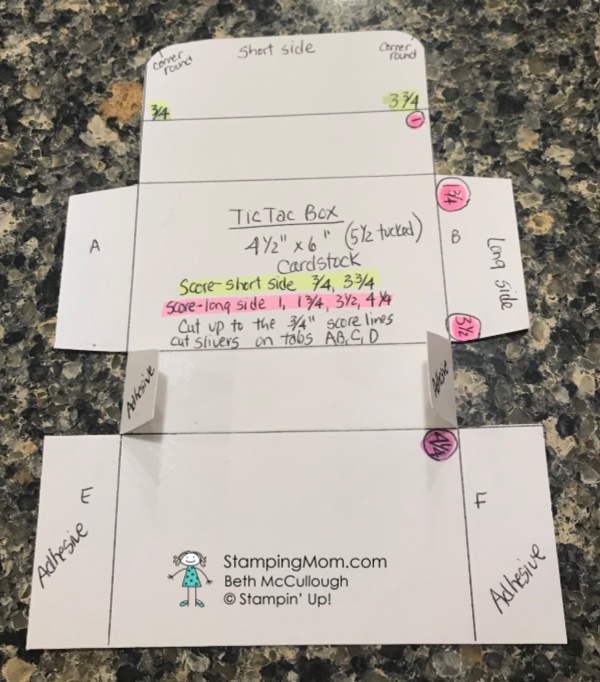 Daisy Tic Tac Boxes – Stamping Mom