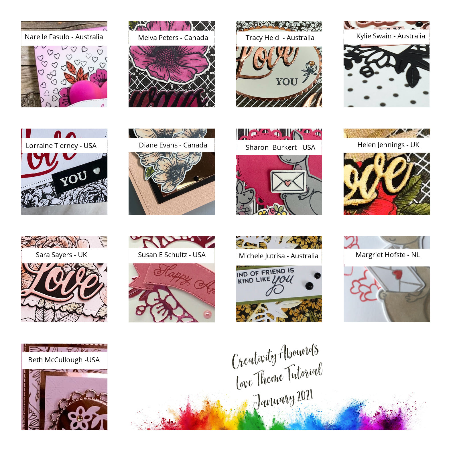 Creativity Abounds Love Themed Tutorial Bundle